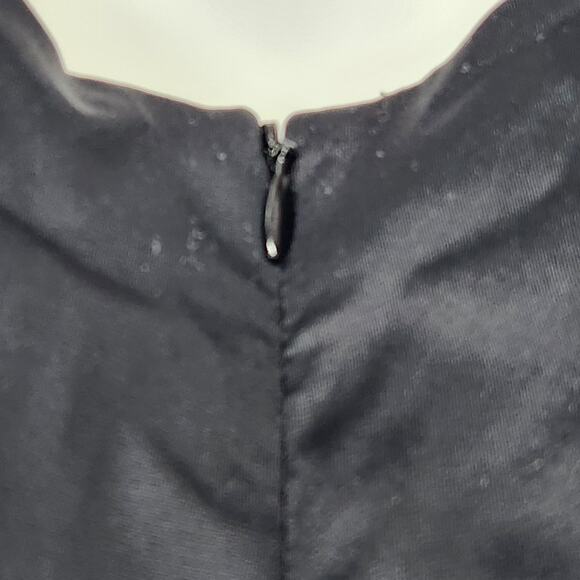 NWT Jude Connally Betty Festive Paisley Black Mock Neck Sleeveless Dress Women S - Picture 9 of 11